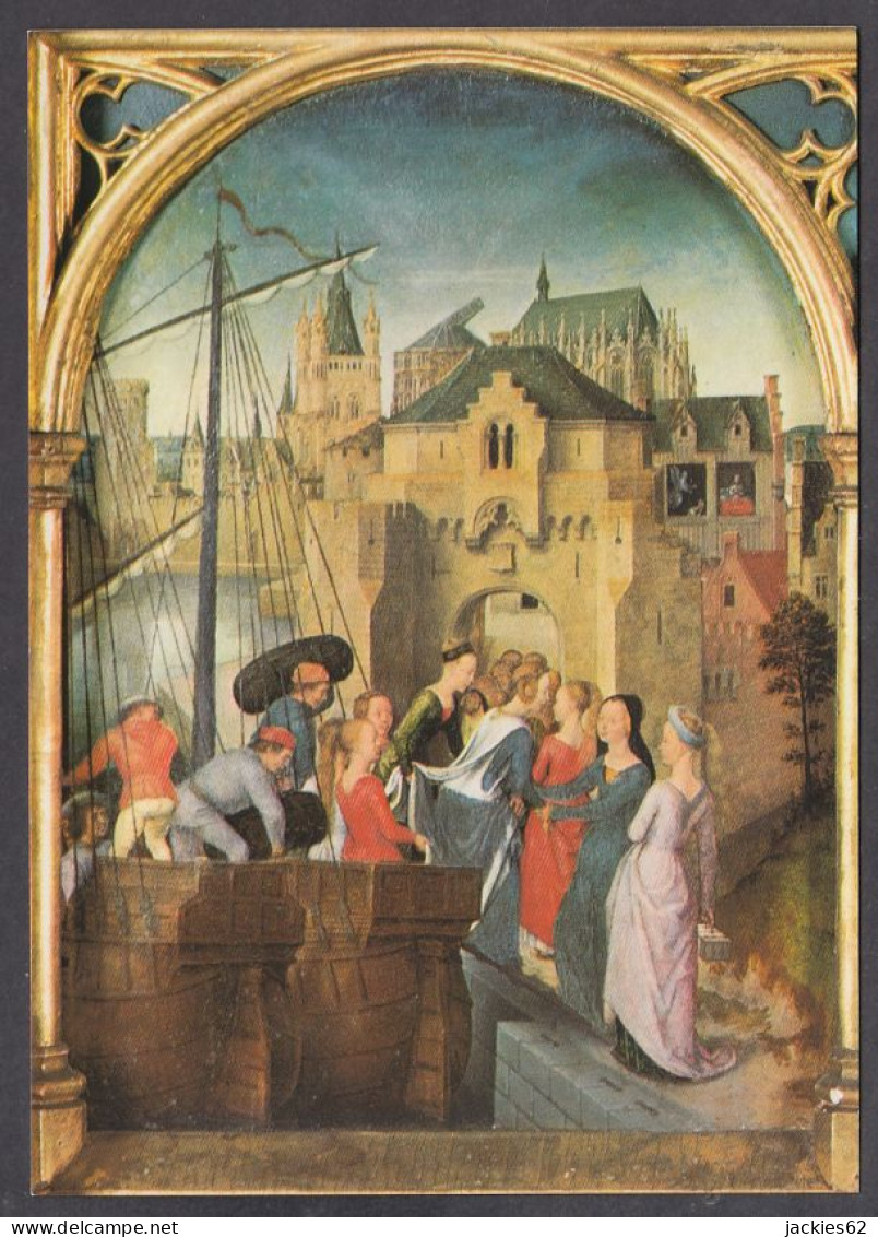 PM340/ MEMLING, Châsse De Sainte-Ursule, *Arrivée à Cologne*, Bruges, Musée Memling - Malerei & Gemälde