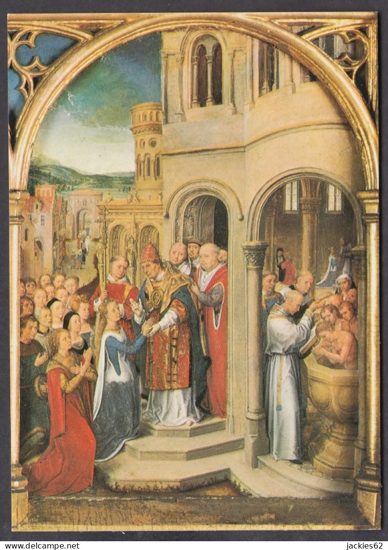 PM342/ MEMLING, Châsse De Sainte-Ursule, *Arrivée à Rome*, Bruges, Musée Memling - Schilderijen