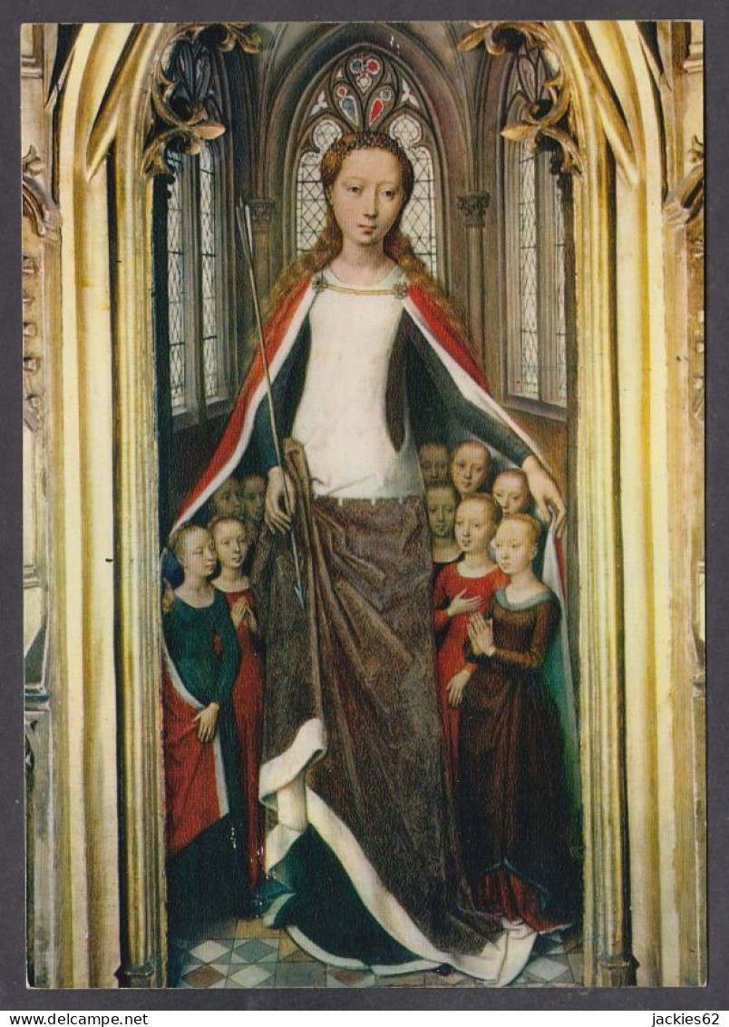 PM339/ MEMLING, Châsse De Sainte-Ursule, *Sainte Ursule Protectrice*, Bruges, Musée Memling - Peintures & Tableaux