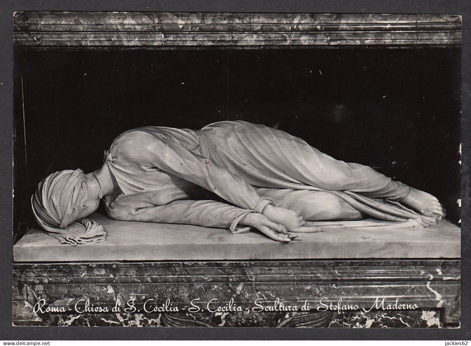 089233/ Stefano MADERNO, *Le Martyre De Sainte Cécile*, Rome, Eglise Sainte-Cécile-du-Trastevere - Sculpturen