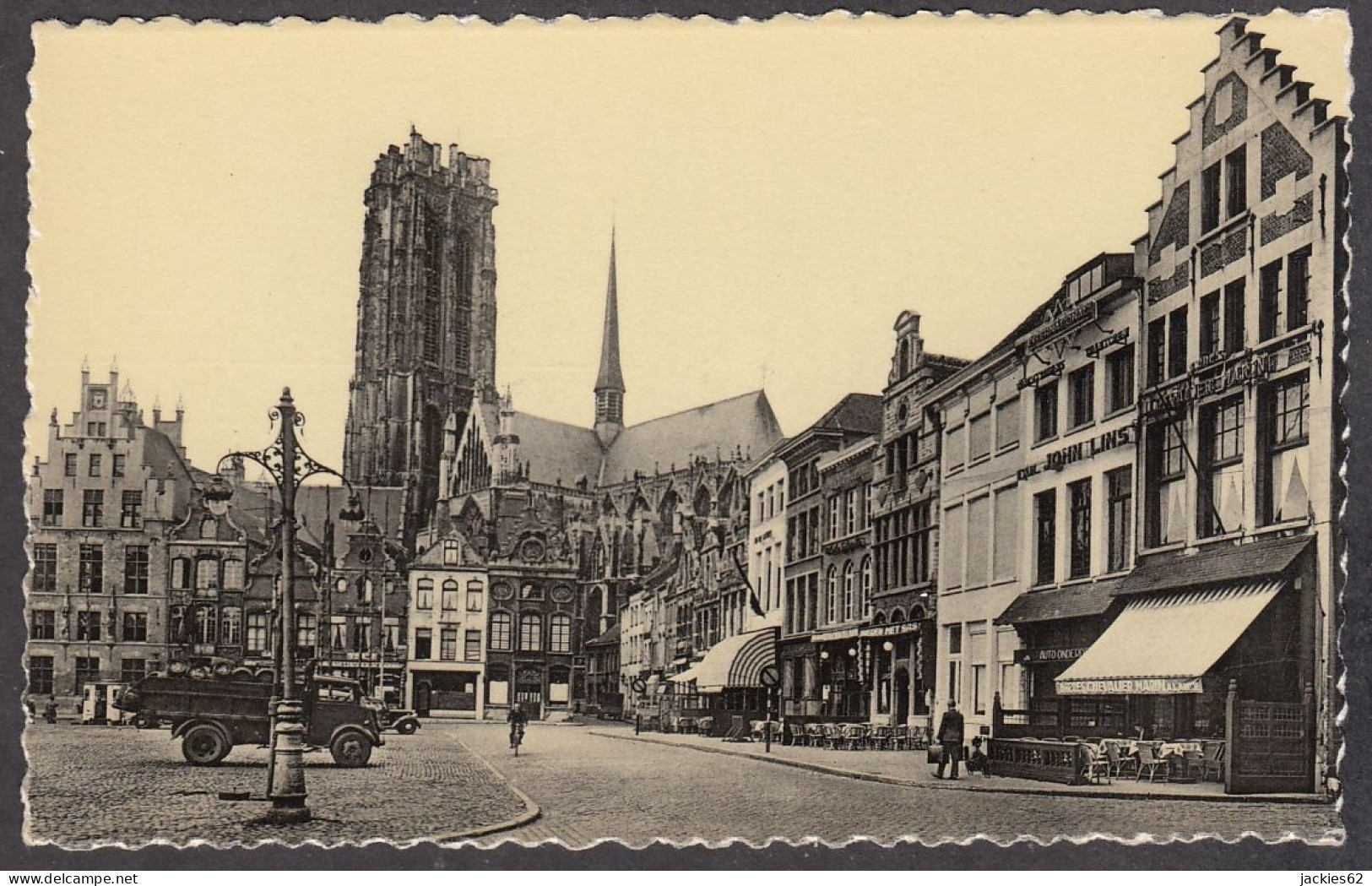 103987/ MECHELEN, Grote Markt En Sint-Romboutstoren - Mechelen