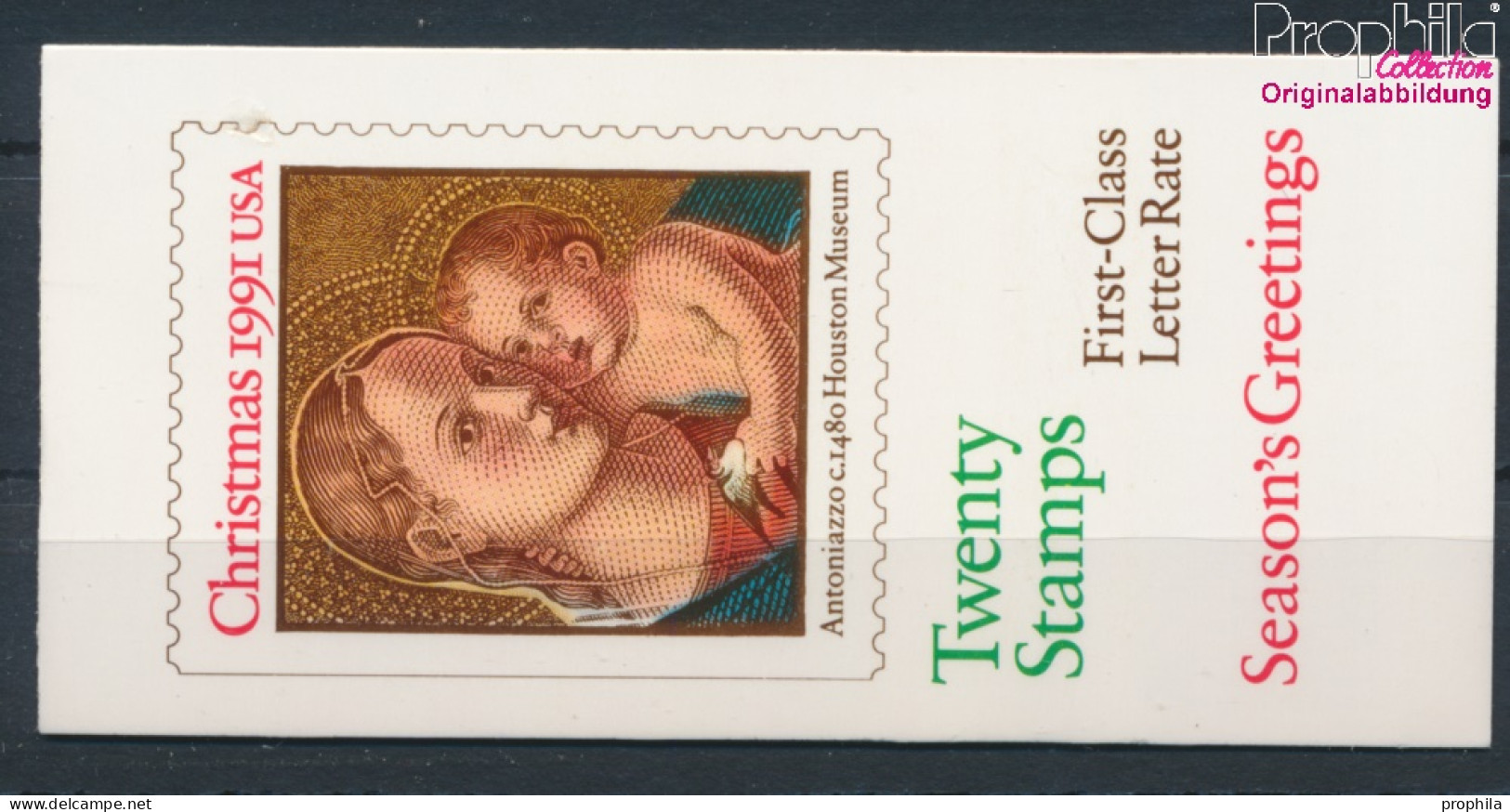 USA MH0-150 (kompl.Ausg.) Postfrisch 1991 Maria Mit Kind (10348571 - Nuovi