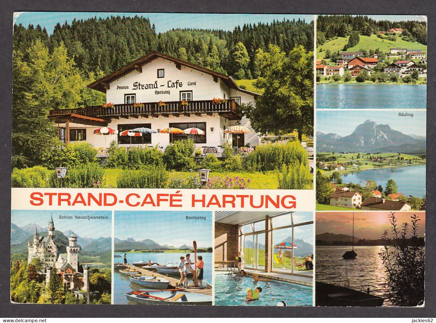 072886/ HOPFEN AM SEE, Strand-Café Hartung - Fuessen