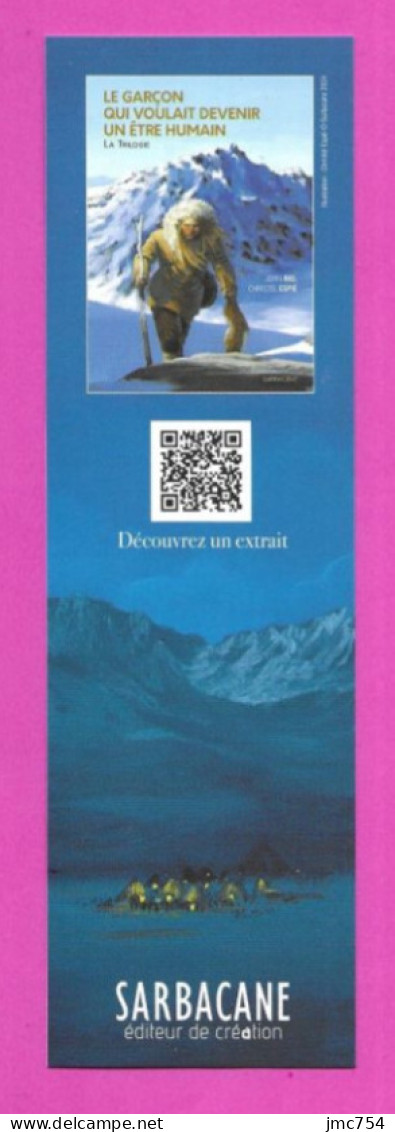 Marque Page.   Editions Sarbacane.   Bookmark. - Bookmarks