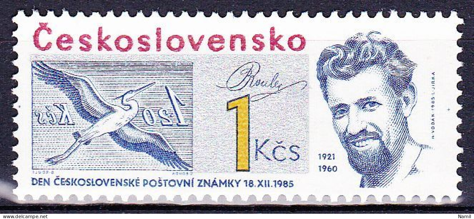 ** Tchécoslovaquie 1985 Mi 2846 (Yv 2660), (MNH)** - Ongebruikt