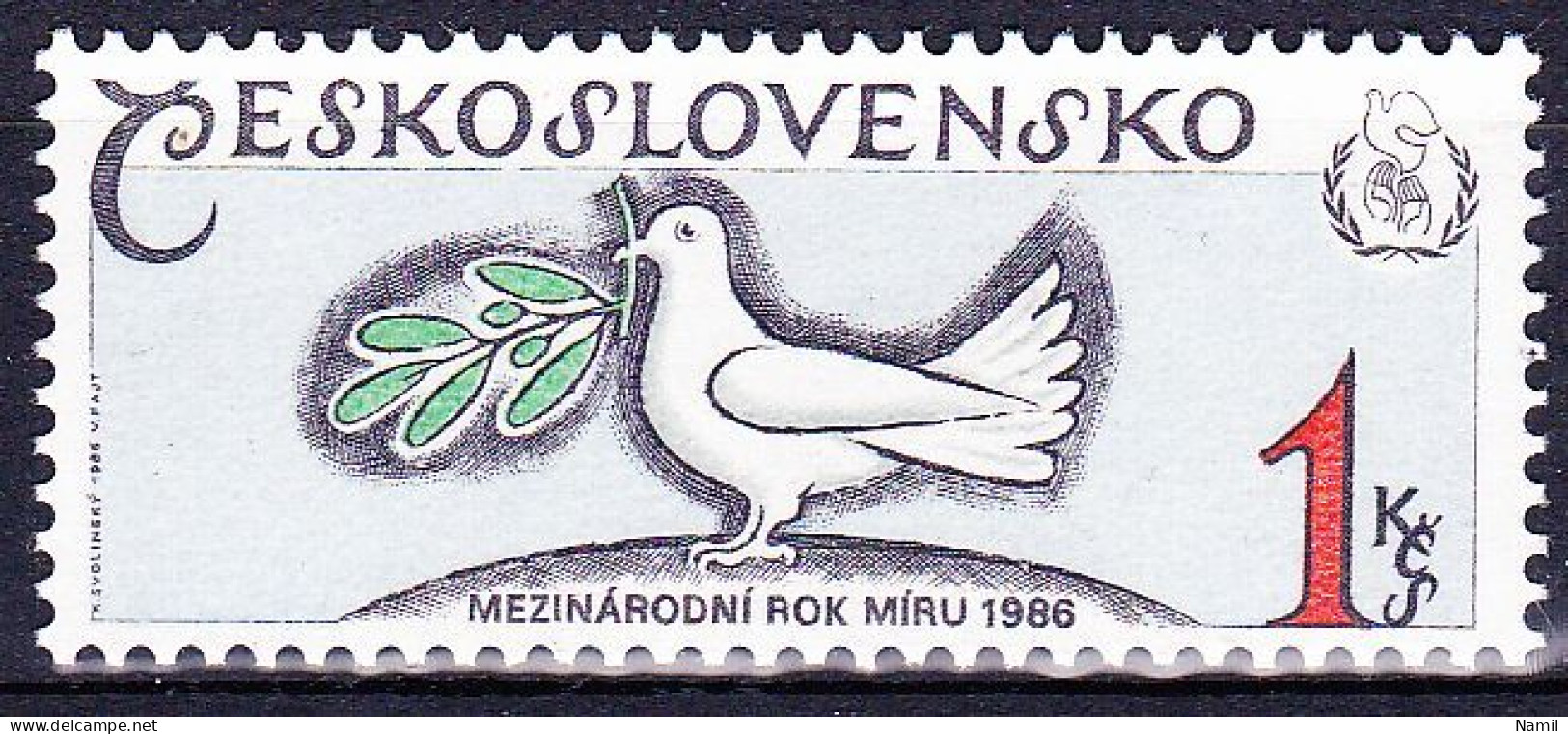 ** Tchécoslovaquie 1986 Mi 2847 (Yv 2661), (MNH)** - Ongebruikt