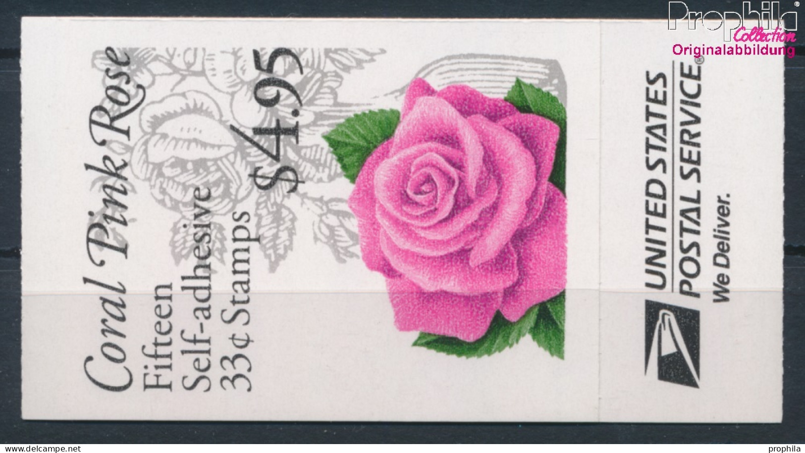 USA MH0-237 (kompl.Ausg.) Postfrisch 1999 Rosen (10348542 - Unused Stamps