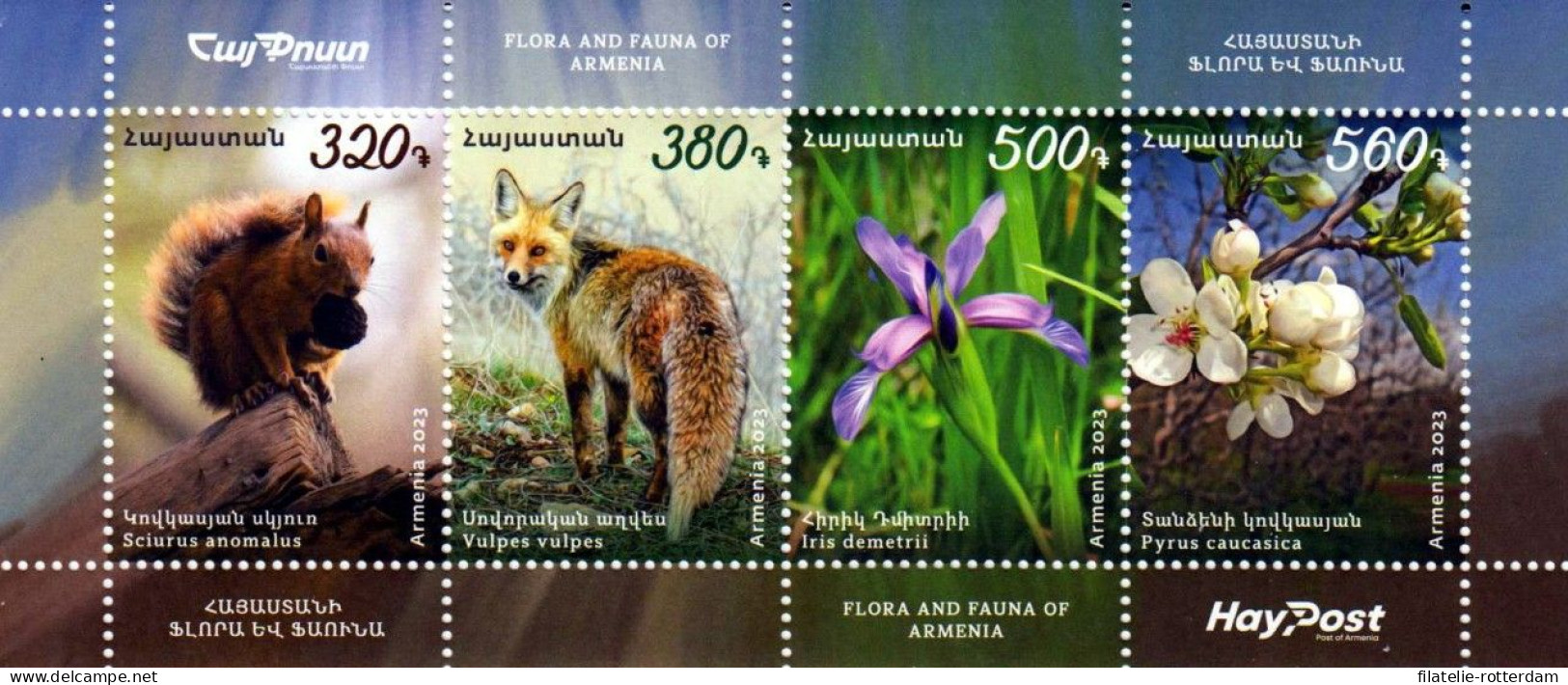 Armenia / Armenië - Postfris / MNH - Sheet Flora And Fauna 2023 - Arménie