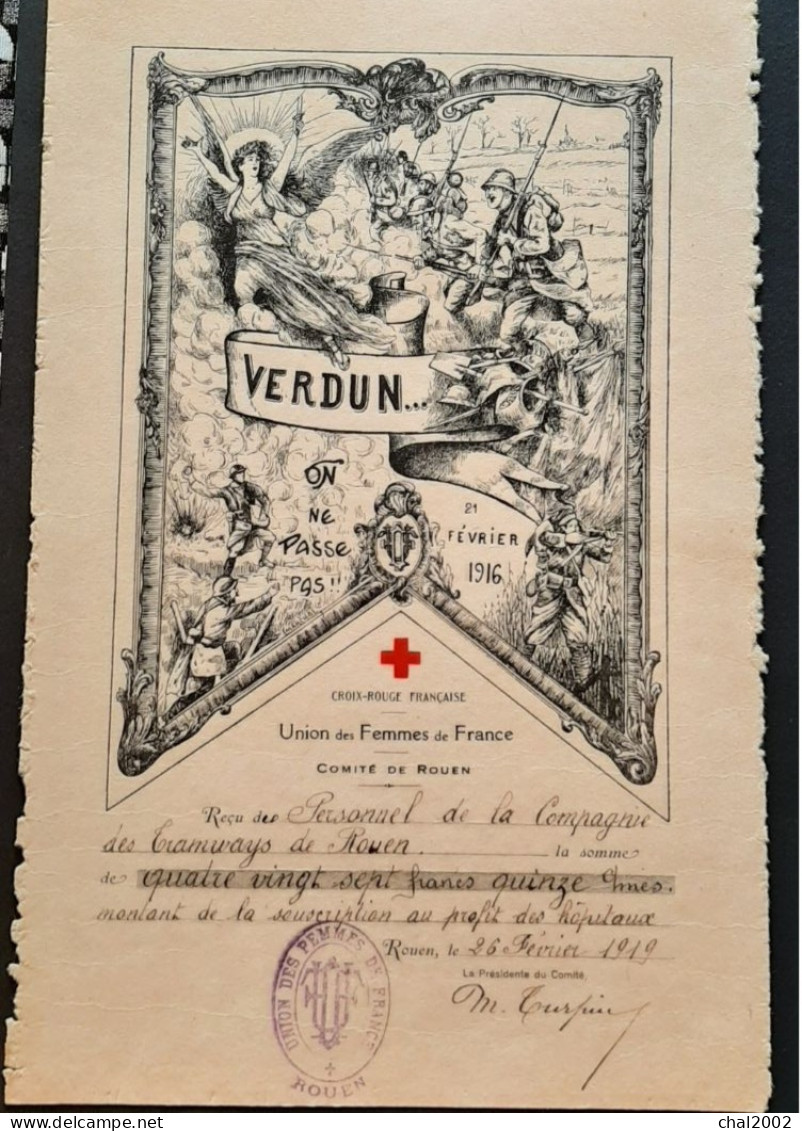 Don Pour La Croix Rouge - Lettere