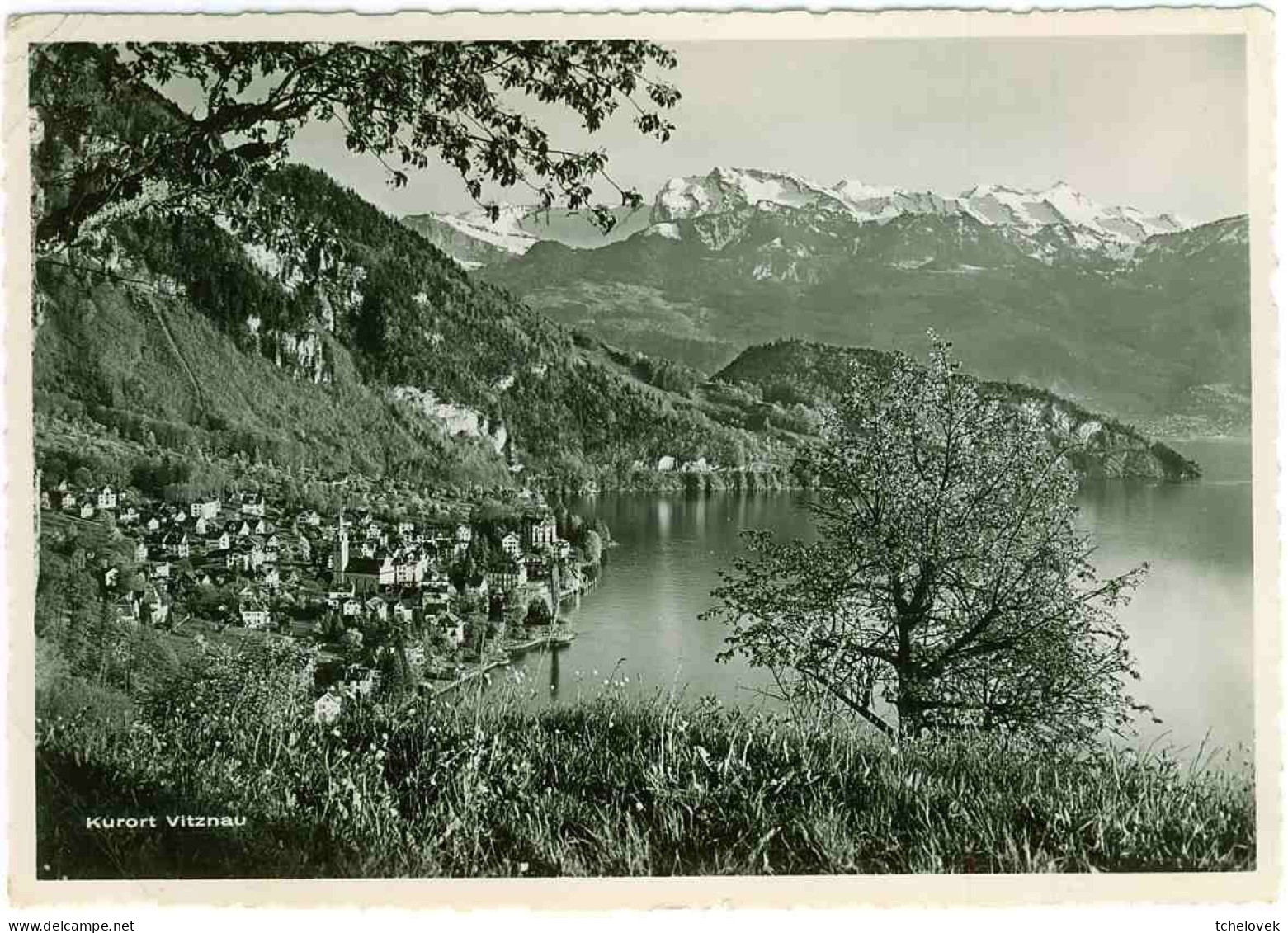 (99). Suisse. Luzerne Luzern Lac Des 4 Cantons & Pont De La Chapelle & Kurort Vitznau - Lucerne