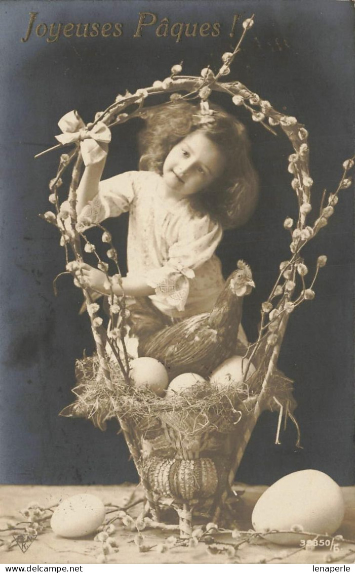 C448 FANTAISIE Enfant Pâques - Easter