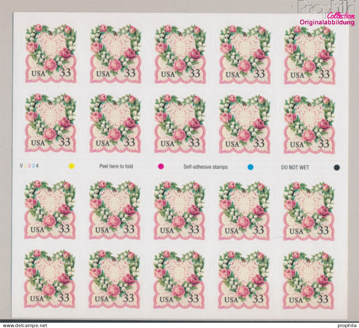 USA 3072Fb Folienblatt52 (kompl.Ausg.) Postfrisch 1999 Grußmarken (10368232 - Unused Stamps