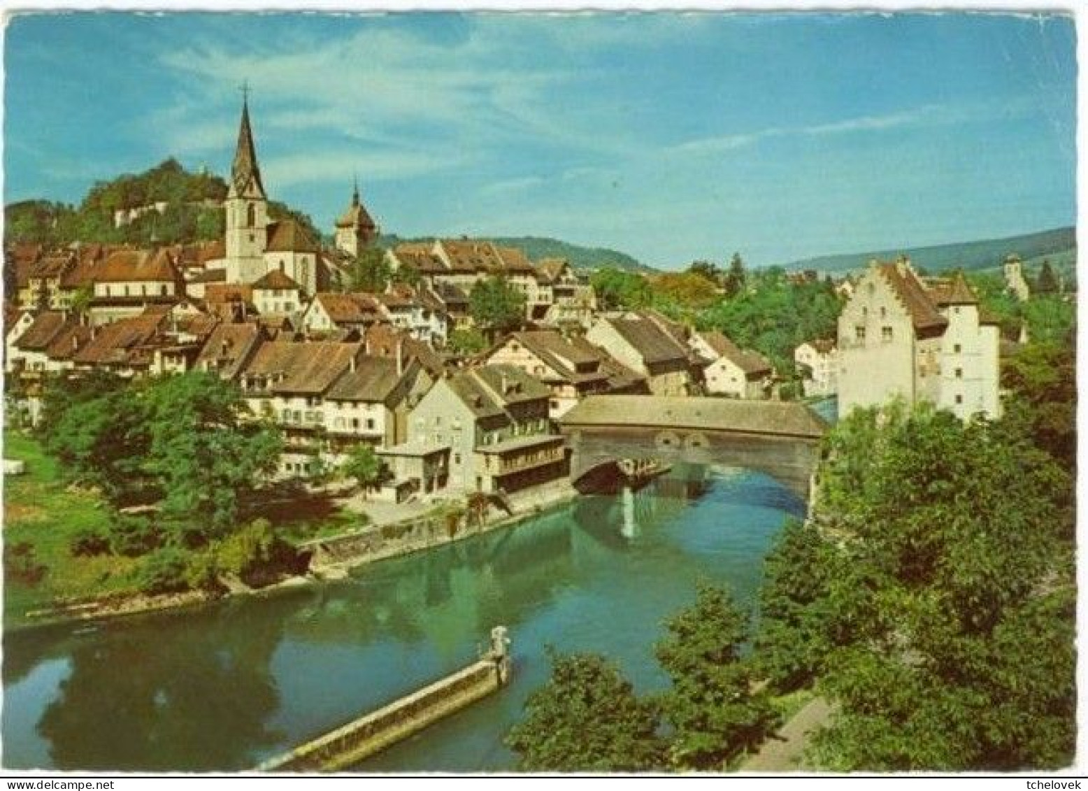 (99). Suisse. Argovie. AG . Baden Badhotel Limmathof 1963 & Baden Die Heilquelle & Die Aldstadt - Baden