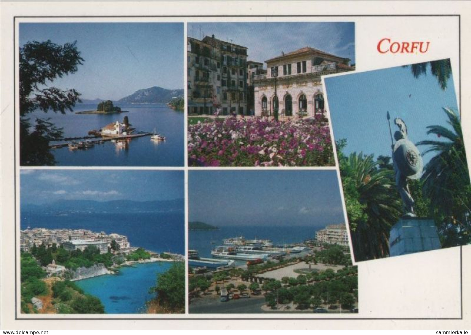 75961 - Griechenland - Korfu - 5 Teilbilder - Ca. 1990 - Grecia