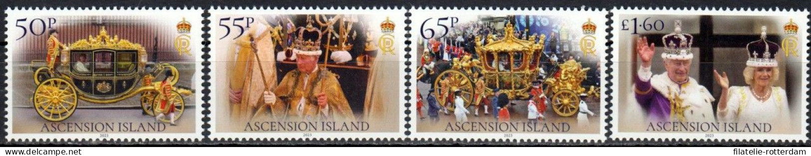 Ascension - Postfris / MNH - Complete Set King Charles 2023 - Ascension (Ile De L')