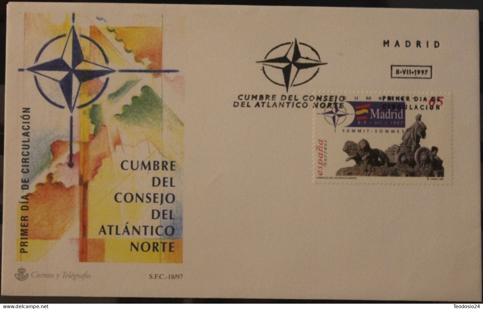 FDC Barcelona 1997.- OTAN NATO - FDC