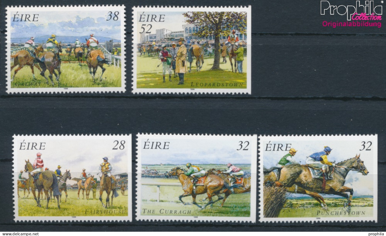 Irland 934D-936D,937A,938D Postfrisch 1996 Pferderennen (10348067 - Unused Stamps