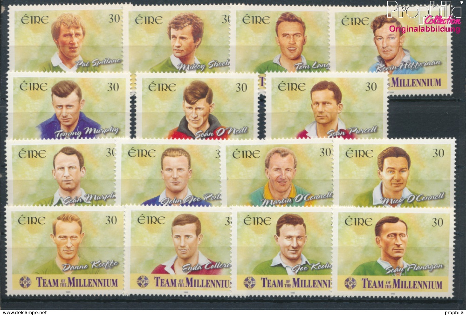 Irland 1150-1164 (kompl.Ausg.) Postfrisch 1999 Mannschaft Im Gaelic Football (10348066 - Ungebraucht