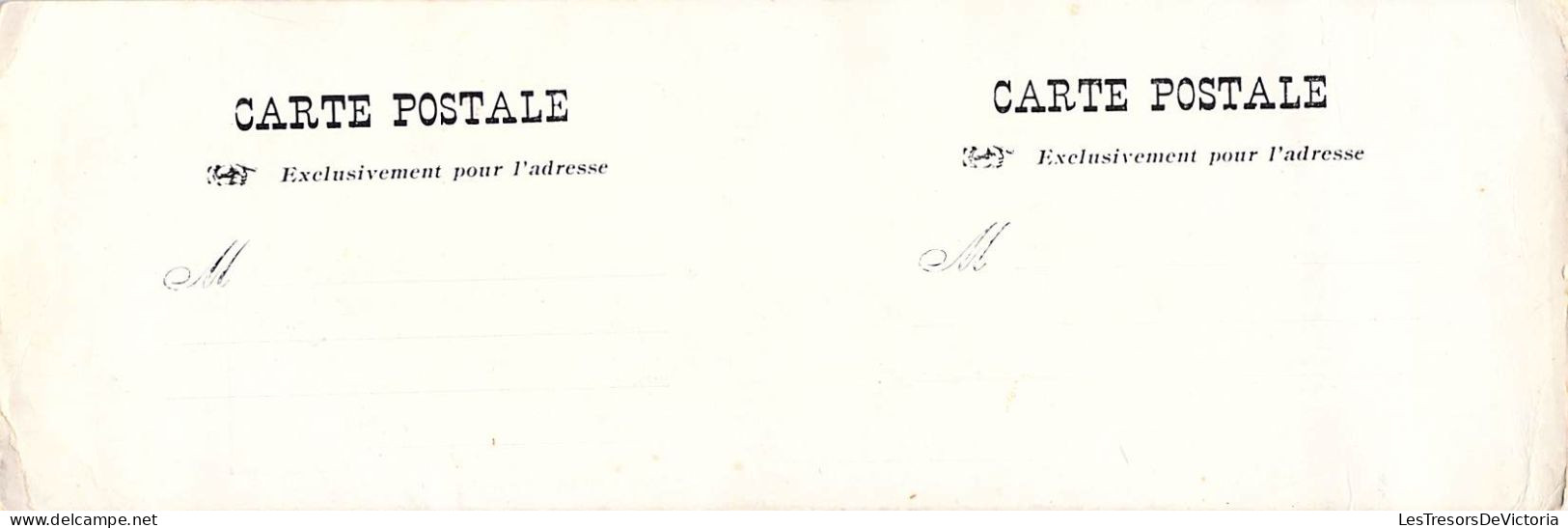 Nouvelle Calédonie - Police Indigène De Nouméa En 1875 - Sein Nu - Double Carte Non Pliée - Carte Postale Ancienne - New Caledonia