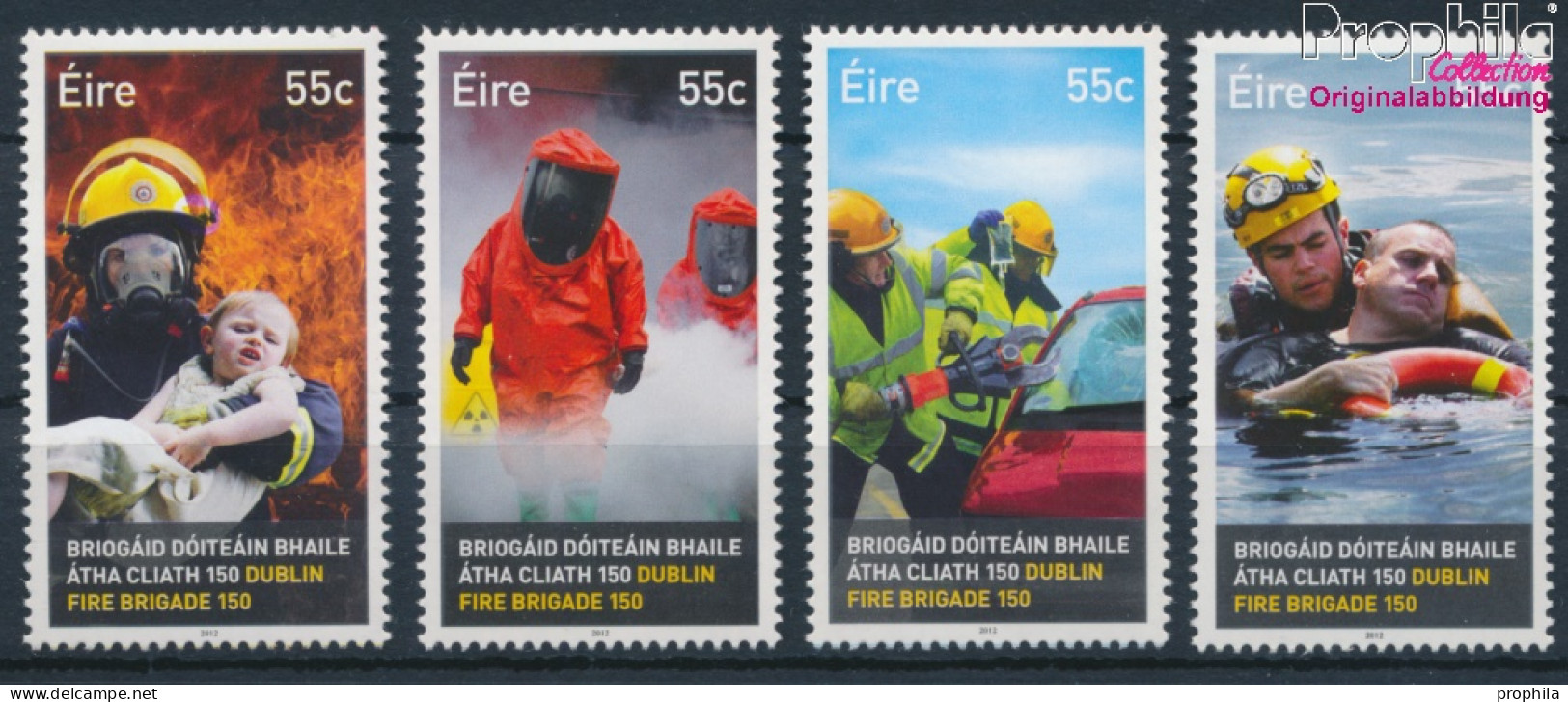 Irland 2022A-2025A (kompl.Ausg.) Postfrisch 2012 Feuerwehr In Dublin (10348061 - Neufs