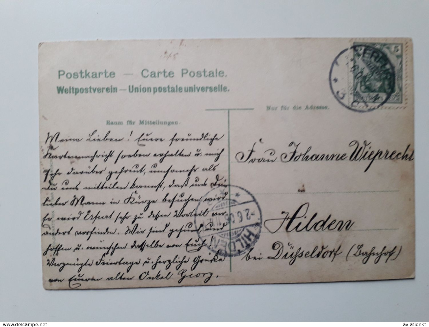 Very Old Postcard, Erfurt, Gesamtansicht - Erfurt