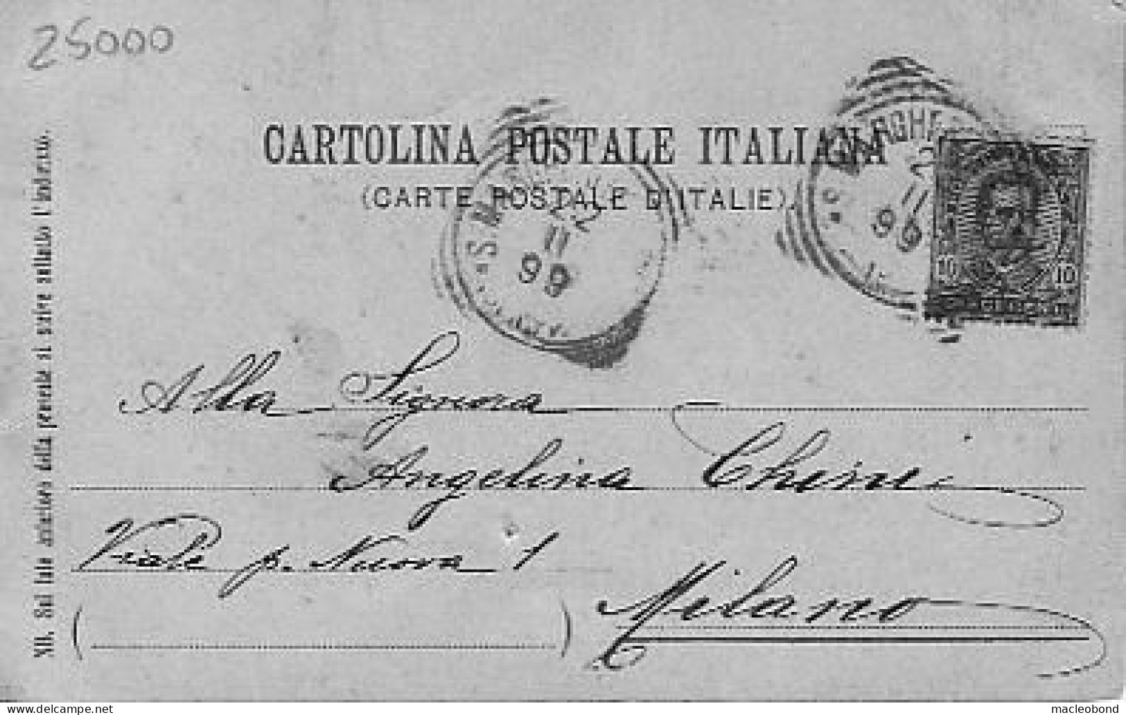 Portofino (Genova) - Souvenir 1899 - Genova (Genoa)