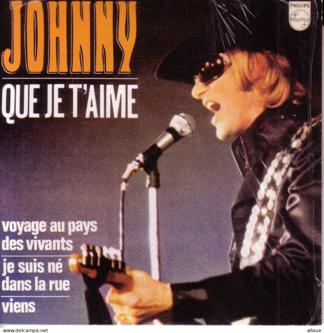 JOHNNY HALLYDAY CD EP QUE JE T'AIME + 3 - Other - French Music