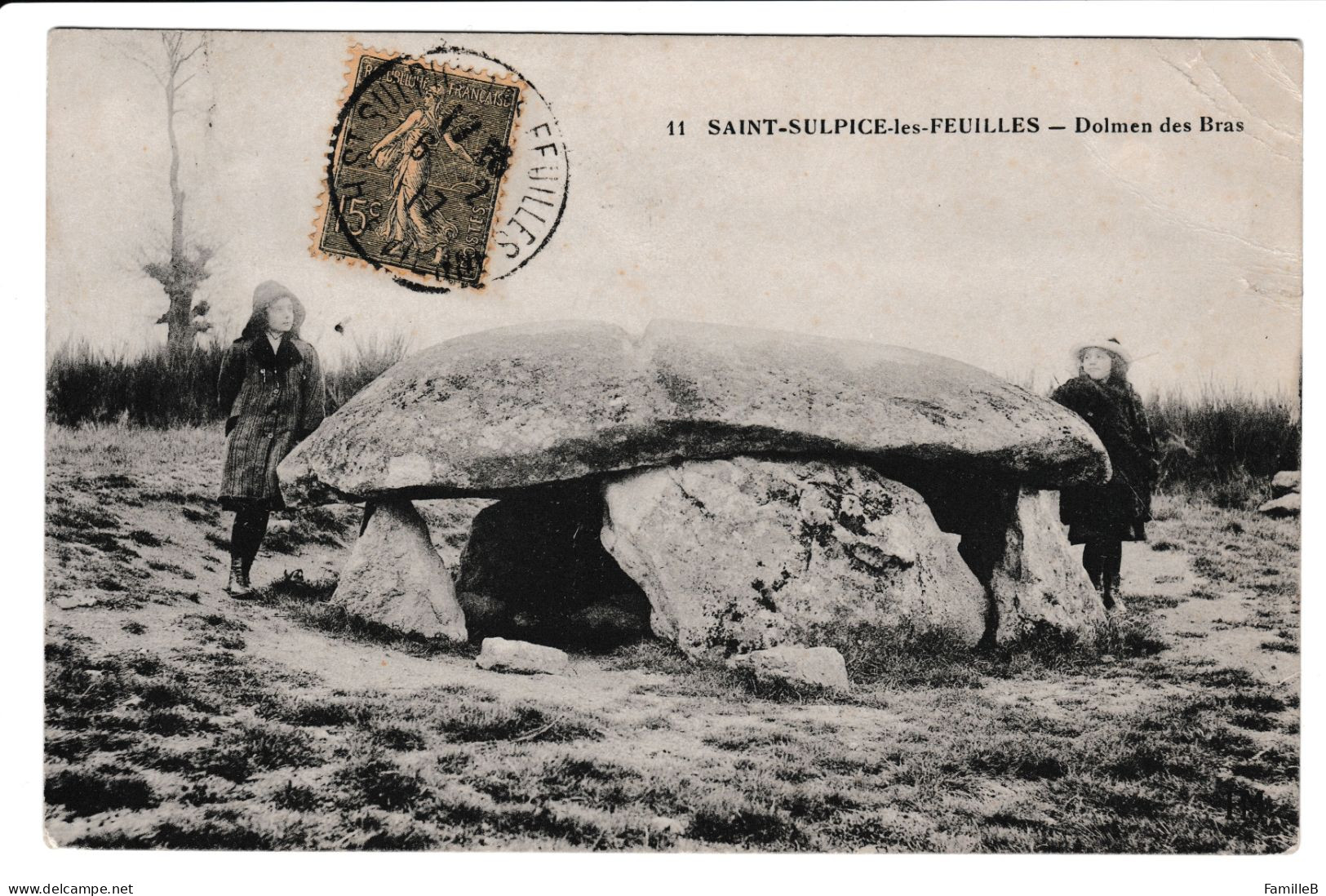 Saint Sulpice Les Feuilles - Dolmen Des Bras - Saint Sulpice Les Feuilles