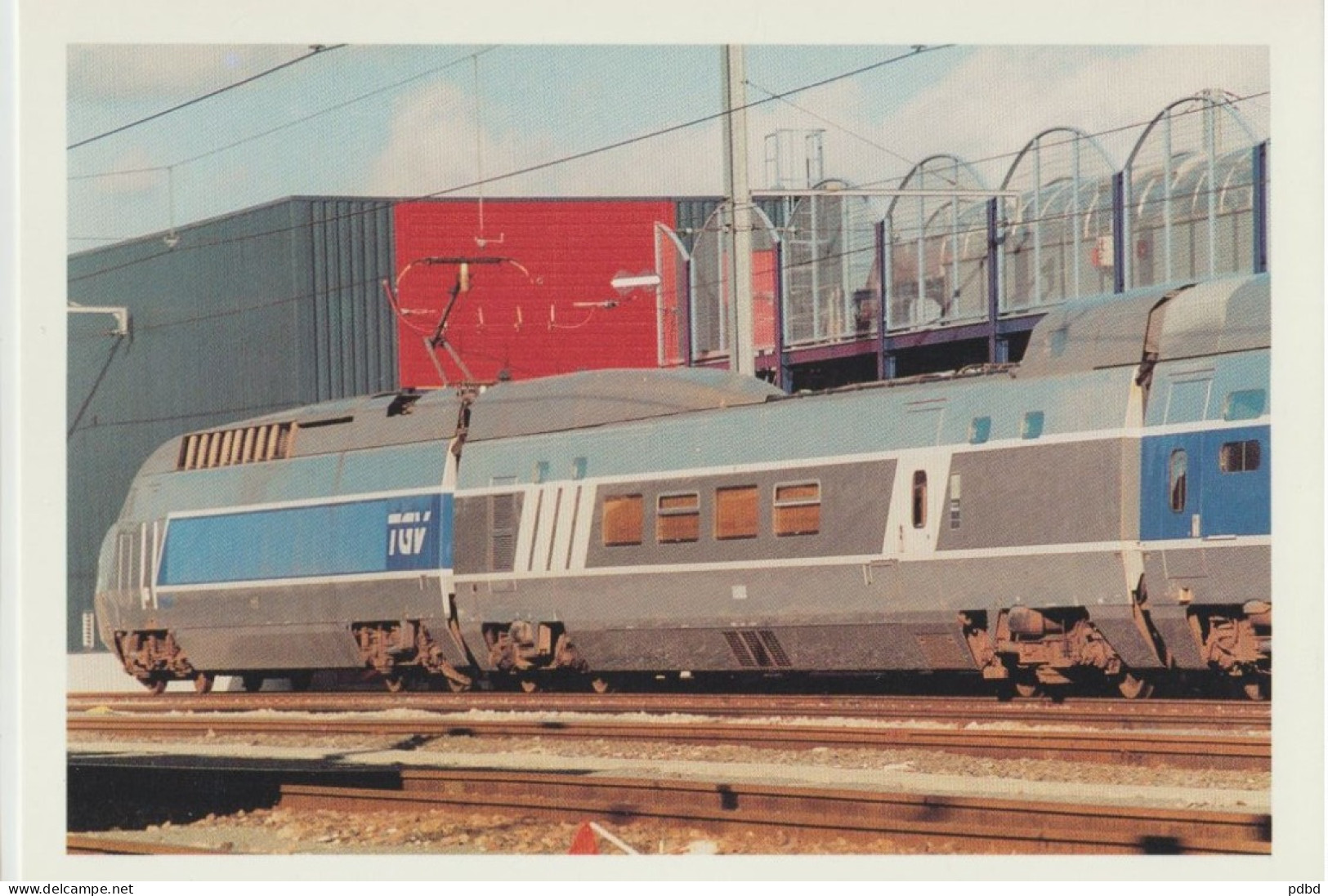 TGV 65 . Atlantique . Chatillon-Montrouge . Mélusine . 23001 . Photo SNCF . Tirage JP Porcherot . Aventure Carto . - Treinen