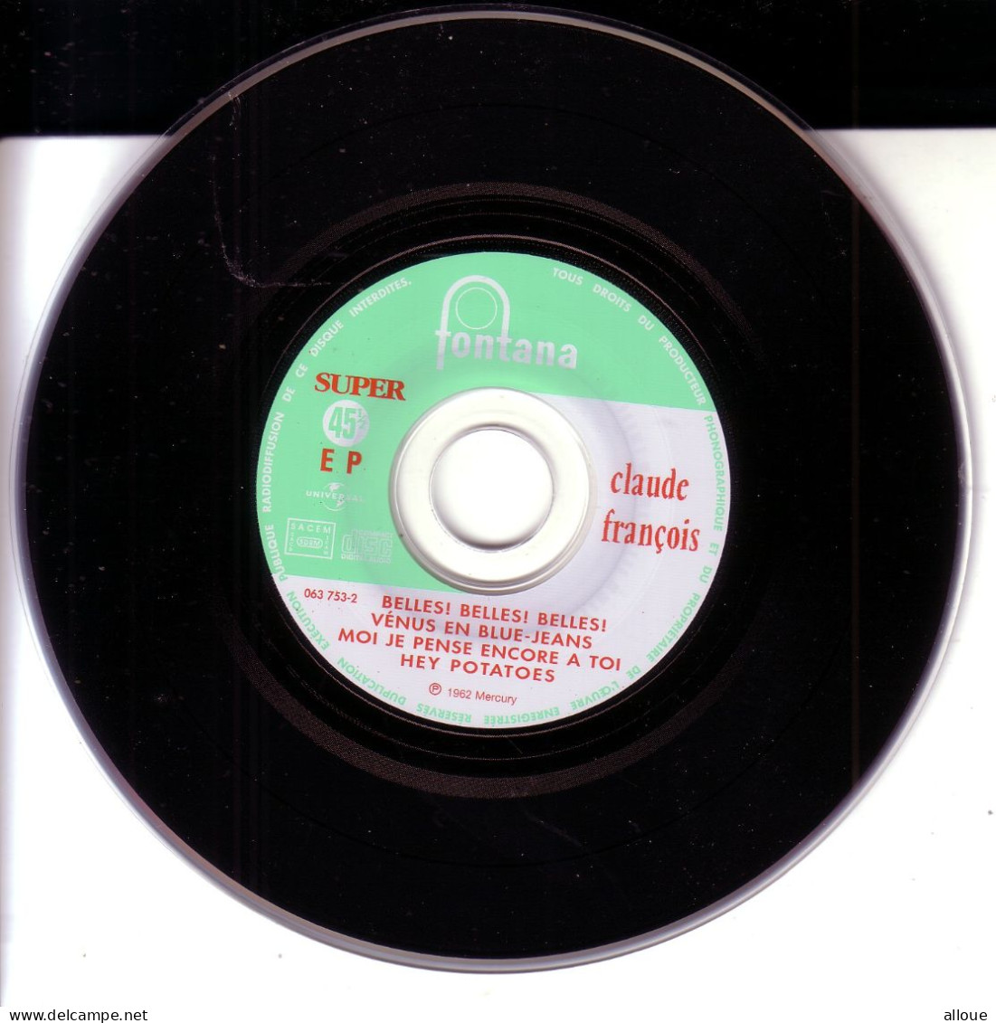 CLAUDE FRANCOIS CD EP BELLES! BELLES! BELES! + 3 - Sonstige - Franz. Chansons