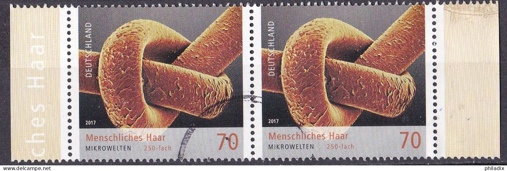 # (3322) BRD 2017 Mikrowelten (IV) O/used (A5-1) - Used Stamps