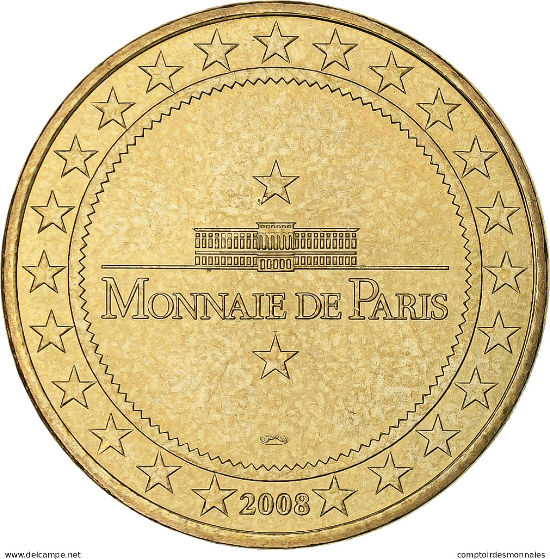 France, Tourist Token, Rouge Des Prés, 2008, MDP, Or Nordique, SUP+ - Autres & Non Classés