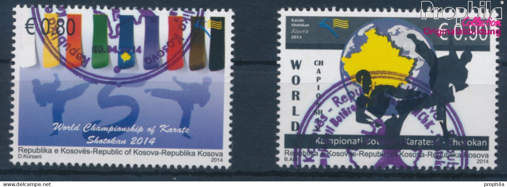 Kosovo 277-278 (kompl.Ausg.) Gestempelt 2014 Weltmeisterschaften (10346616 - Kosovo