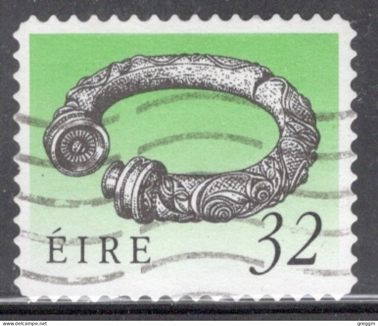 Ireland 1991 Single Stamp From The New Editions - Irish Art Treasures Self-adhesive Set In Fine Used - Gebruikt