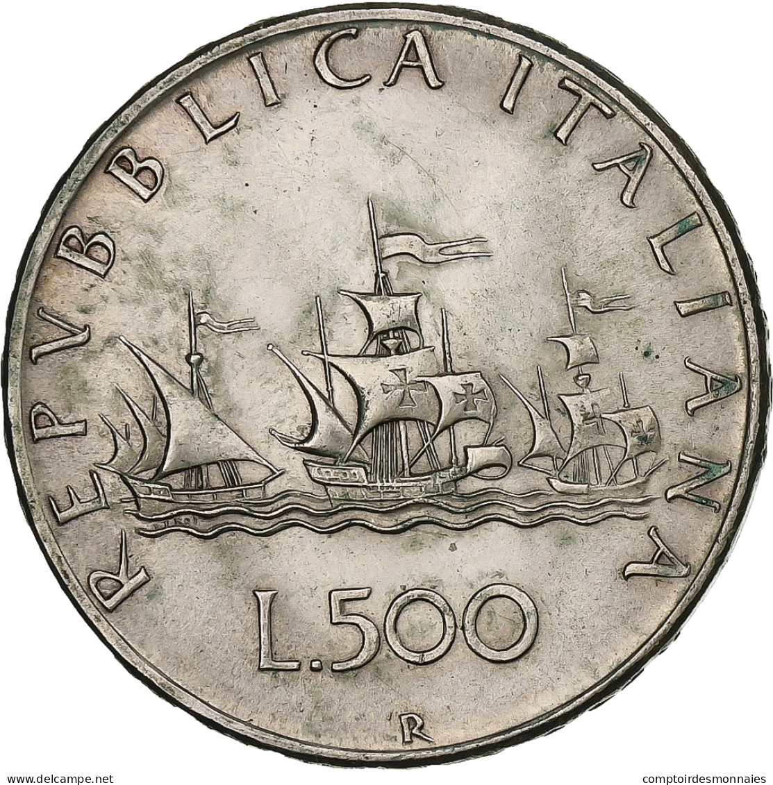 Italie, 500 Lire, 1967, Rome, Argent, TTB, KM:98 - 500 Liras