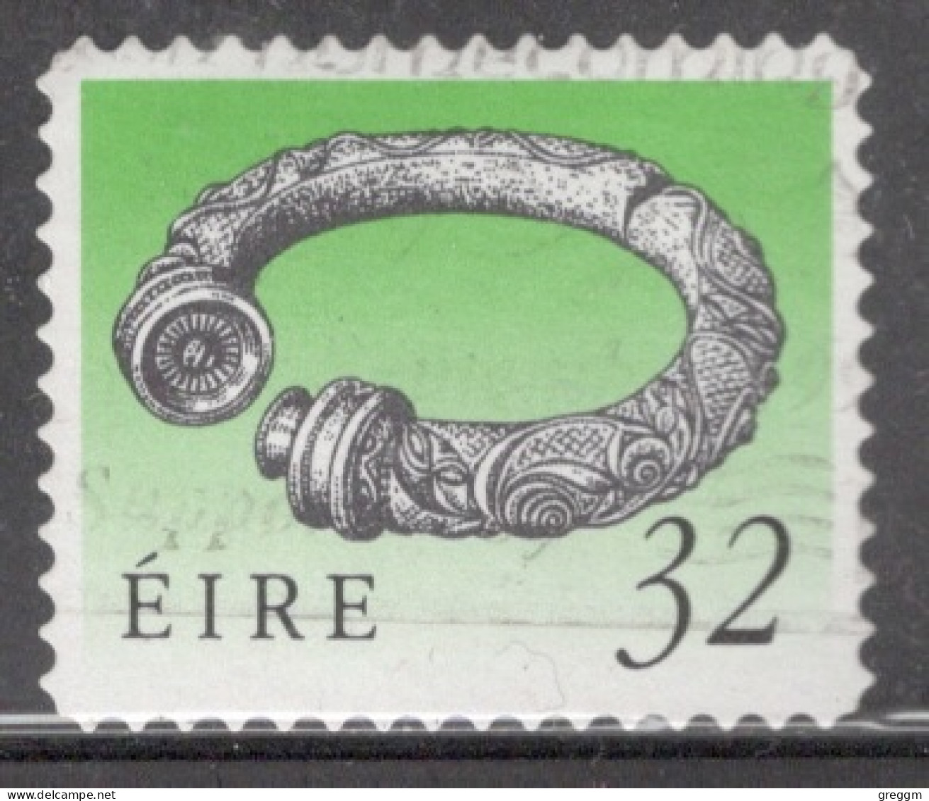 Ireland 1991 Single Stamp From The New Editions - Irish Art Treasures Self-adhesive Set In Fine Used - Gebraucht