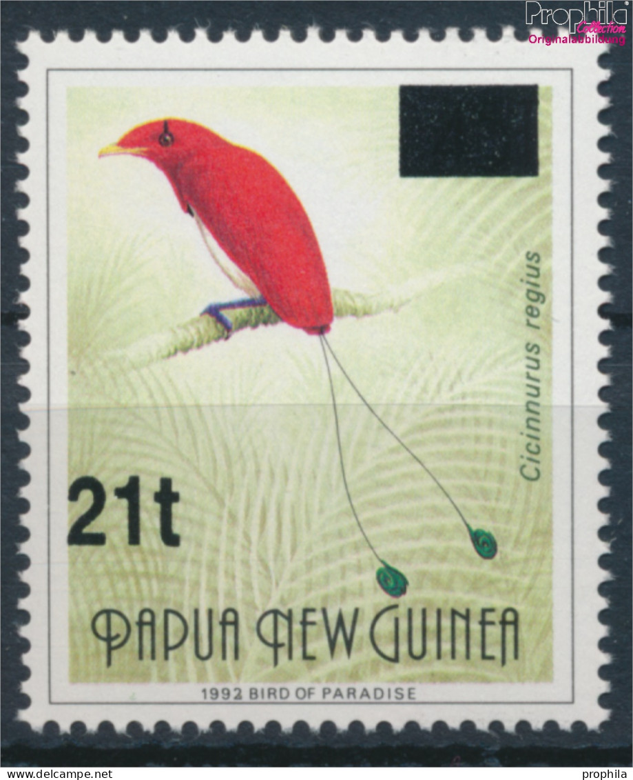 Papua-Neuguinea 746I III (kompl.Ausg.) Aufdruck Mager Wertangabe T Jahreszahl 1992 Postfrisch 1995 Aufdruckaus (10347971 - Papouasie-Nouvelle-Guinée