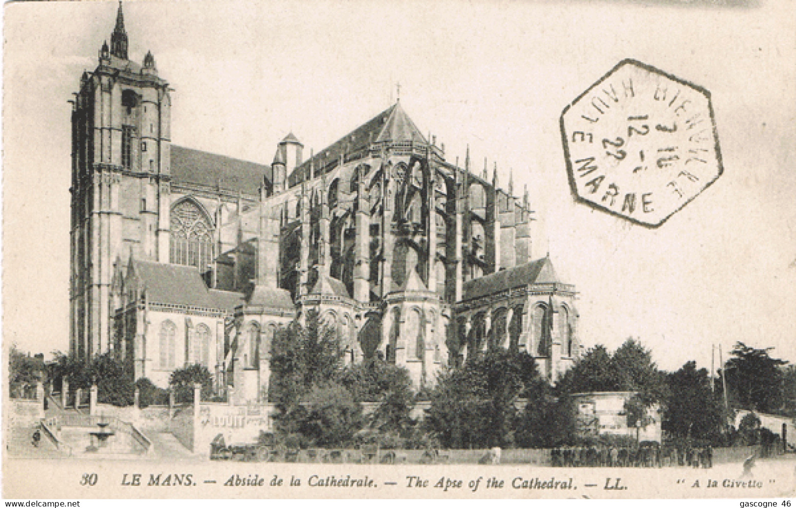 72-001 Le Mans - Abside De La Cathédrale LL N°30 - Le Mans