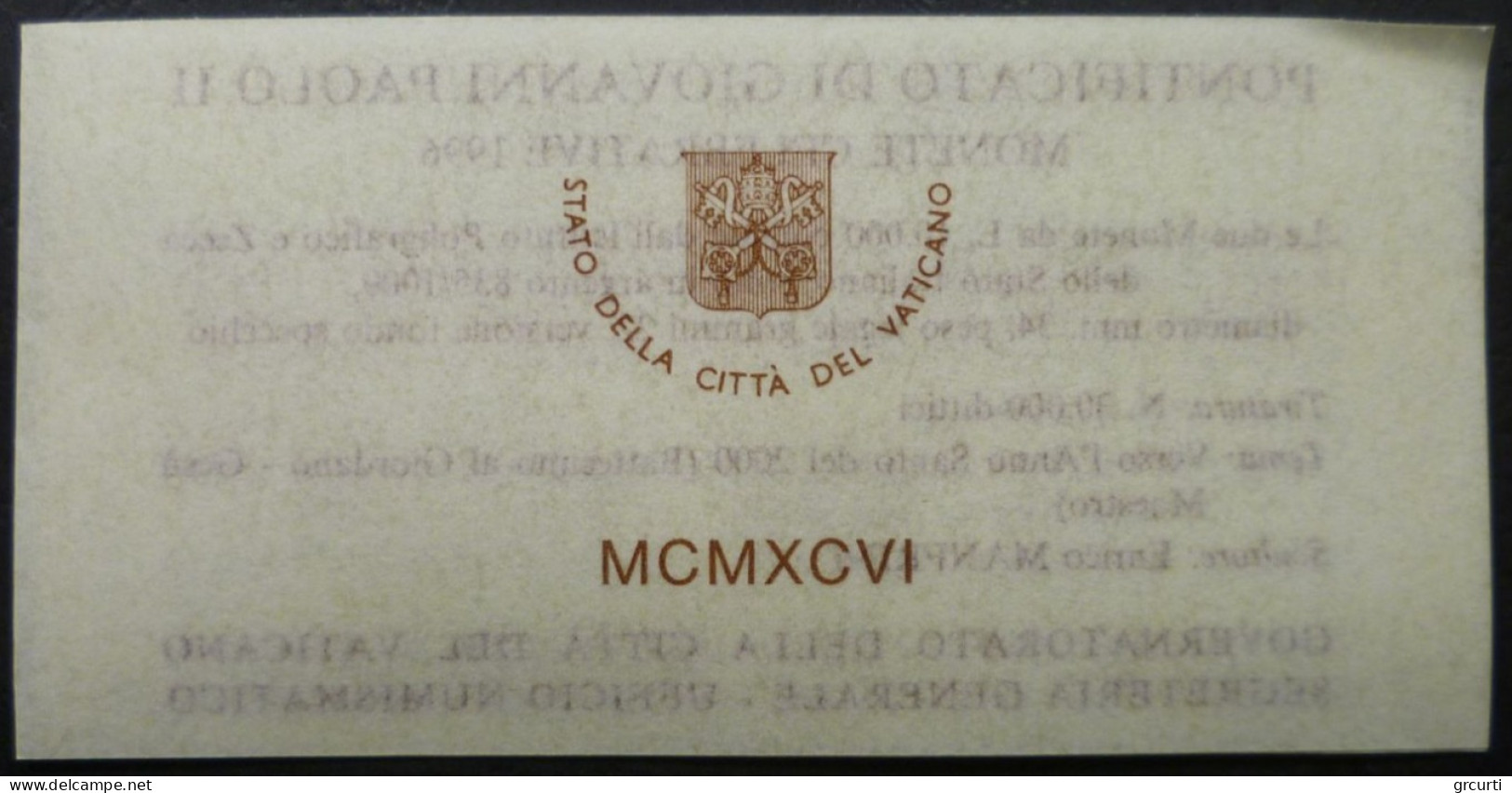 Vaticano - 2 X 10.000 Lire 1996 - Verso L'Anno Santo Del 2000 - Gig# 330 - KM# 270-271 - Vaticaanstad