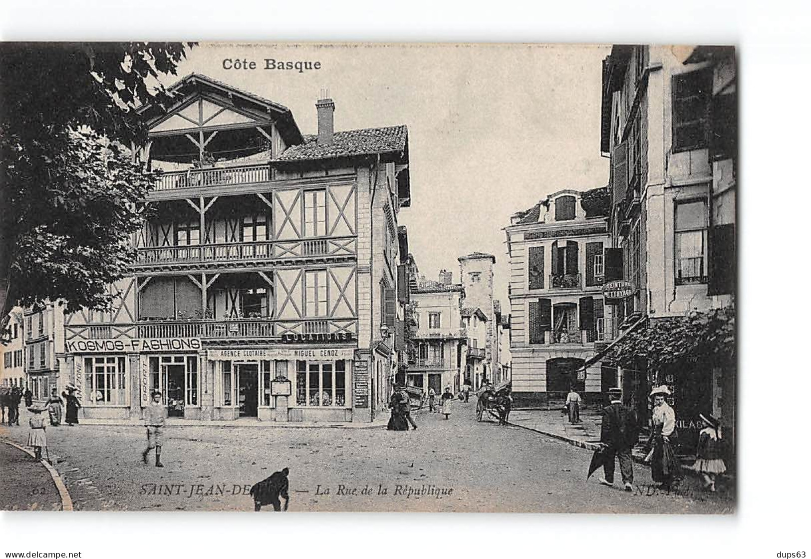 SAINT JEAN DE LUZ - La Rue De La République - Très Bon état - Saint Jean De Luz