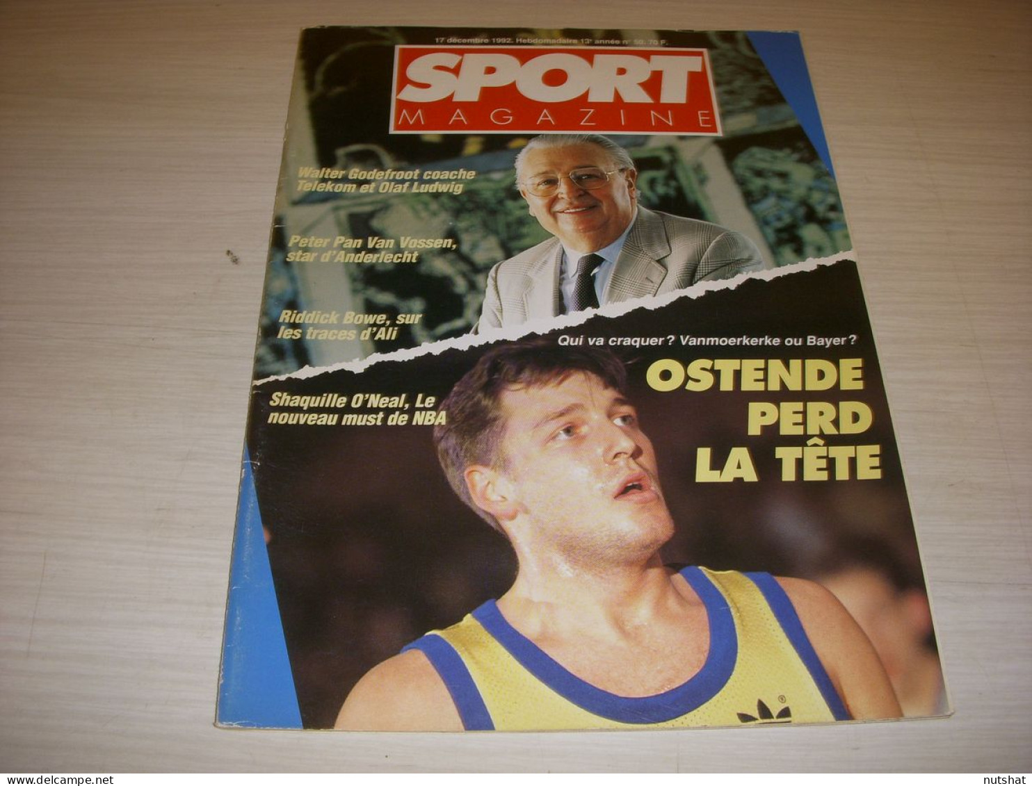SPORTMAG 50 17.12.92 GODEFROOT LUDWIG BOWE O'NEAL - Sport