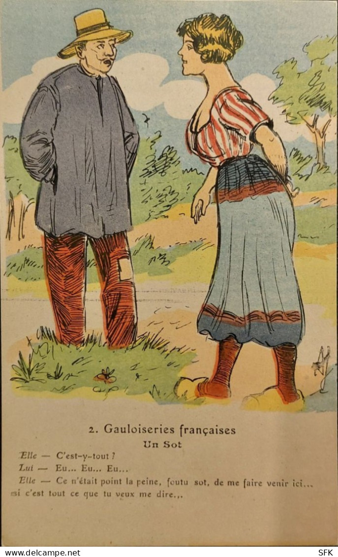 A Fool,  French Gauloseries An Artist  I- VF,  720 - Humor