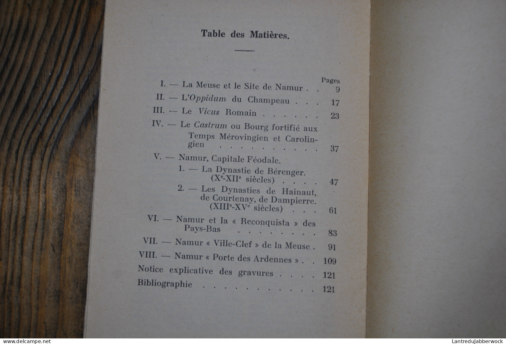 Félix ROUSSEAU Namur Ville Mosane Régionalisme Oppidum Champeau Dynastie De Bérenger Vicus Romain Castrum Courtenay - Belgique