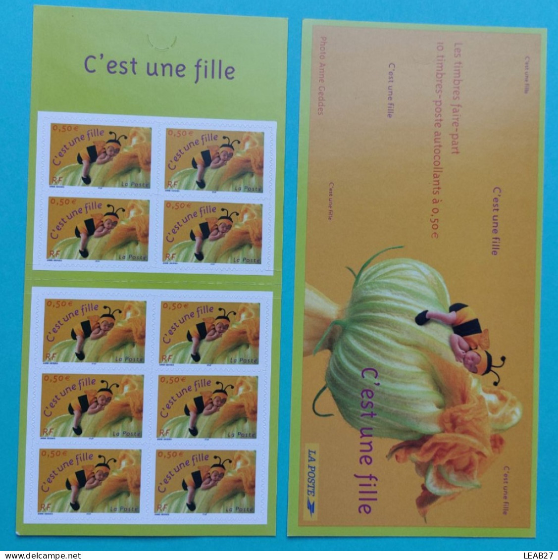 Carnet Neuf Non Plié - C'est Une Fille - Année 2004 - BC3634 - Modernes : 1959-...