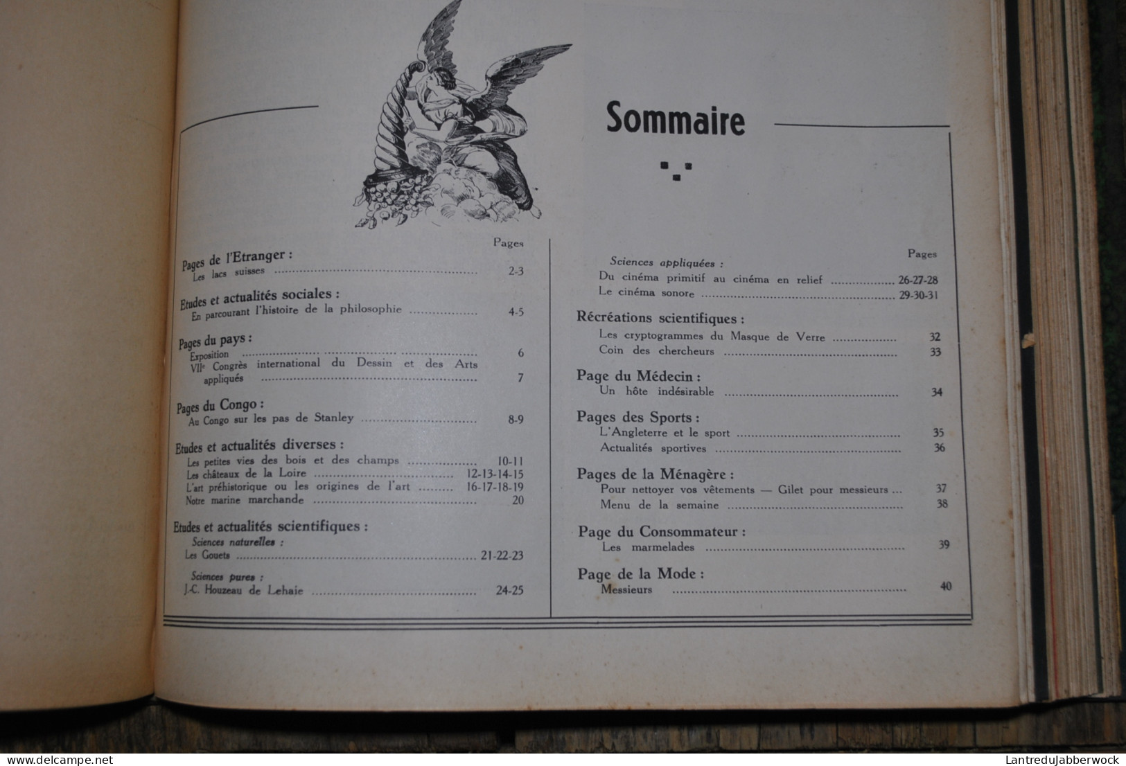 Revue Hebdomadaire Le Progrès scientifique illustré mars à juin 1935 Sport Medecine Afrique Bricolage Reliure 