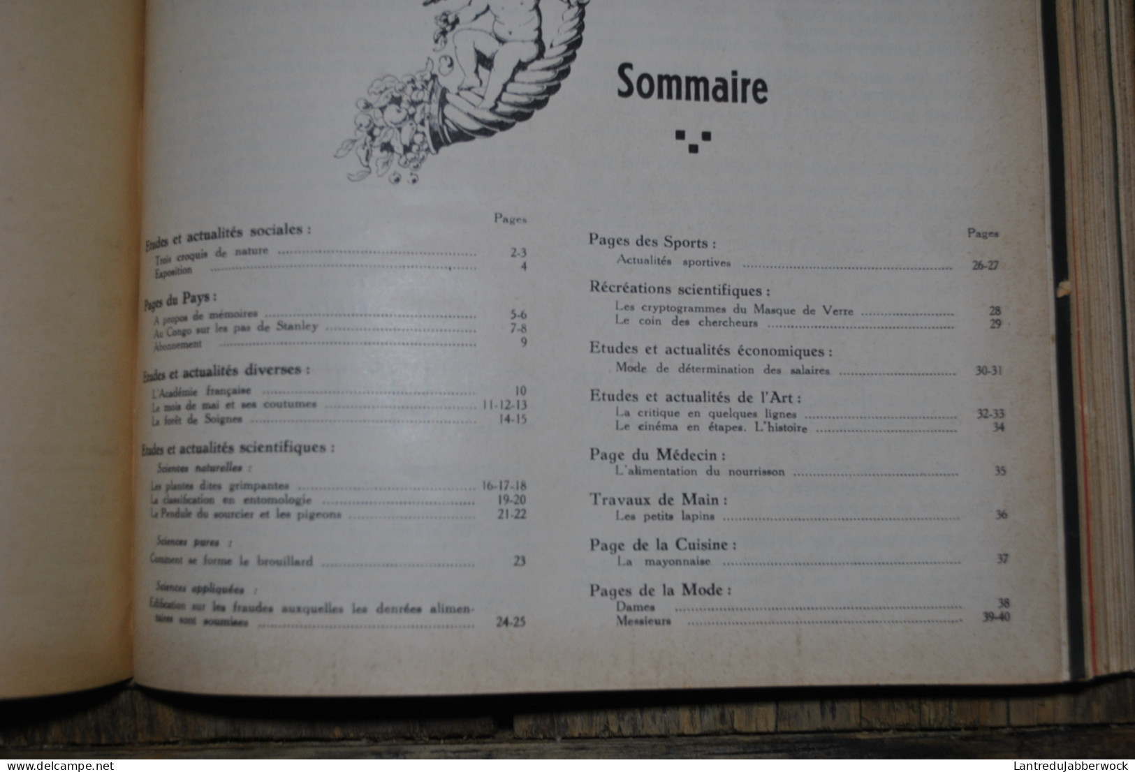 Revue Hebdomadaire Le Progrès scientifique illustré mars à juin 1935 Sport Medecine Afrique Bricolage Reliure 