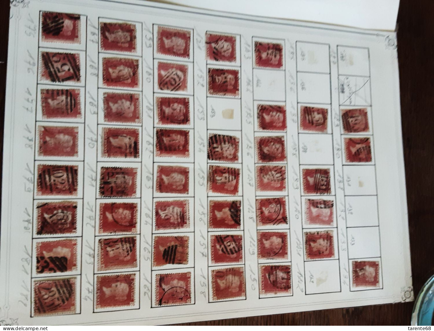 Lot De 133 One Penny Victoria Pour étude - Used Stamps