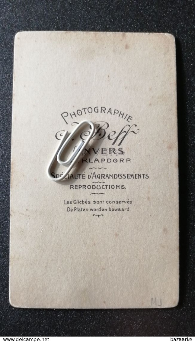 PHOTOGRAPHIE J. BEFF ANVERS KLAPDORP 54 ANVERS - Non Classificati