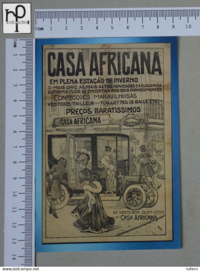 PORTUGAL  - CASA AFRICANA - LISBOA - 2 SCANS  - (Nº58681) - Lisboa