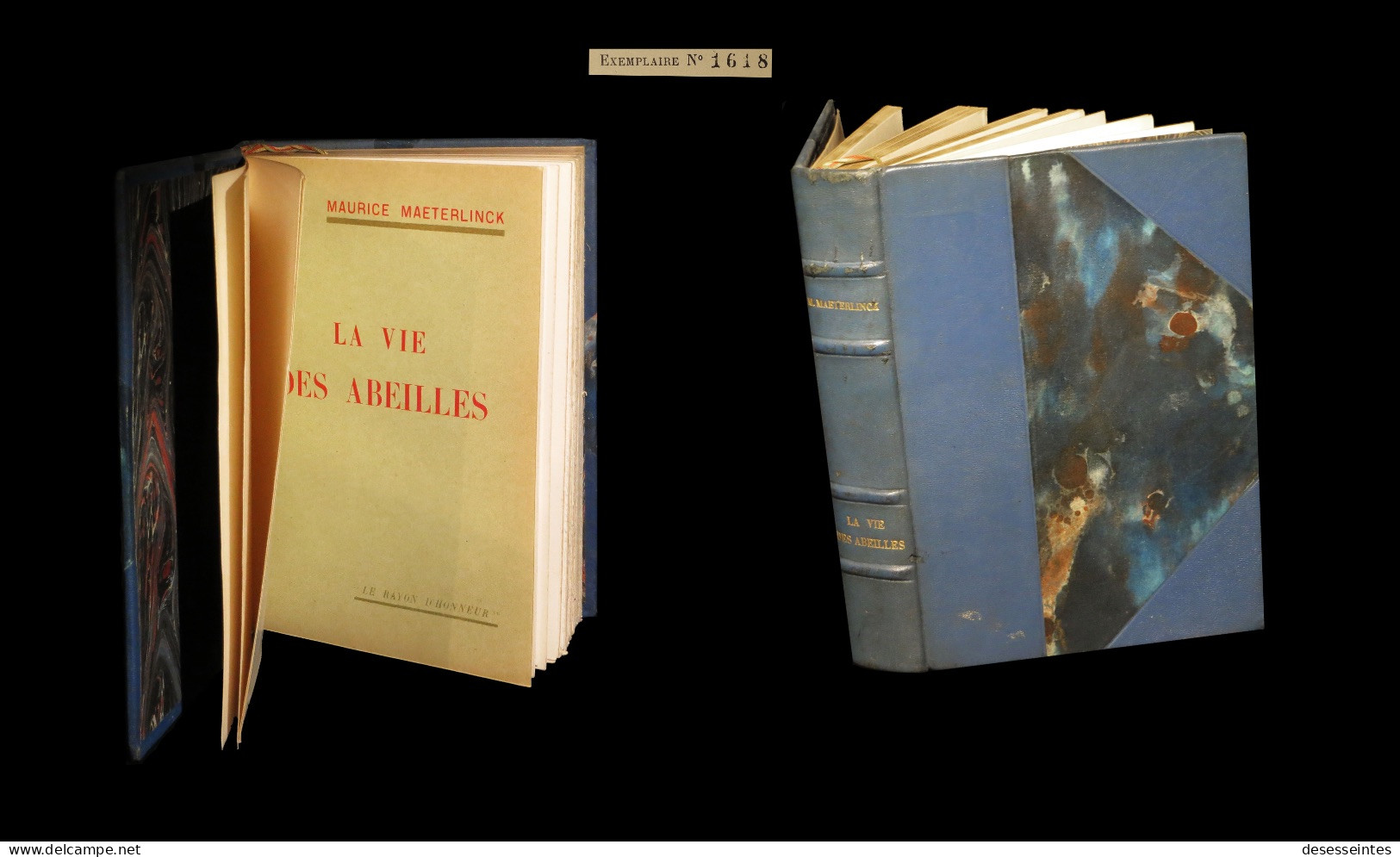 [ENTOMOLOGIE APICULTURE Reliure] MAETERLINCK (Maurice) - La Vie Des Abeilles. Num. - 1901-1940